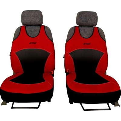 Autopoťah Pok-ter Autotričká Active Sport Alcantara A červené Alcantara-koža