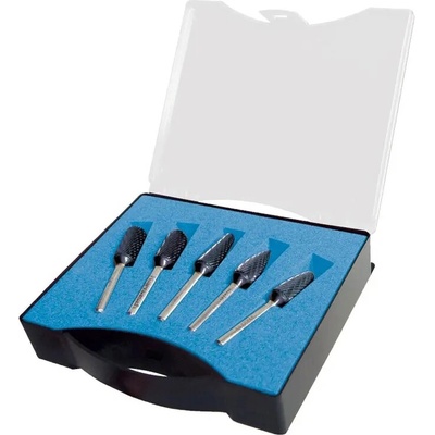 Karnasch 114966U | Sada frézok 12,0 mm, stopka 6 mm - 5 ks špeciálne univerzálne ozubenie HP-3 PLUS nepovlakované