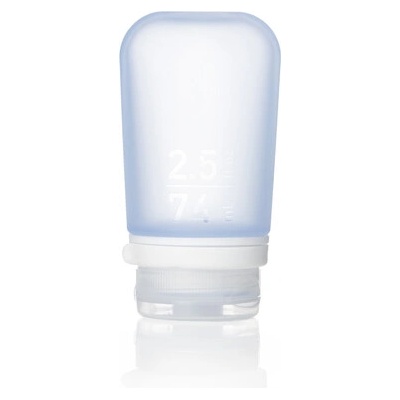 humangear GoToob+ Силиконова бутилка за пътуване / контейнер 74 ml синьо (072705)