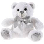 HEUNEC Плюшена играчка Heunec - Мече с панделка, бяло, 25 cm (494558) - baby