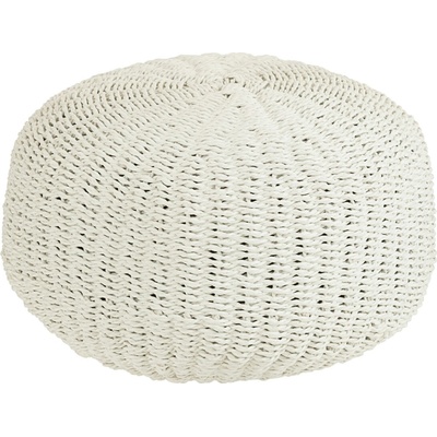 J-Line Bílý puf Vaskuti 50 cm