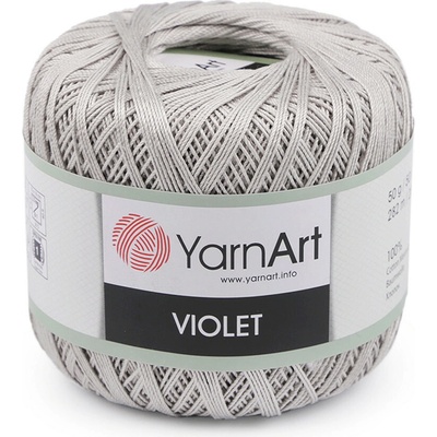 Bavlněná příze háčkovací Violet 50 g Varianta: 13 (4920) šedá holubí, Balení: 1 ks 49661/121013/256696