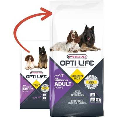 Versele-Laga Opti Life Adult Active 12,5 kg
