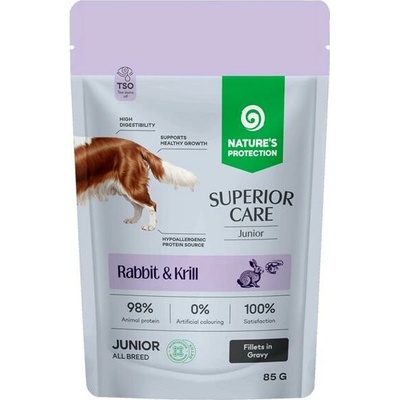 Nature's Protection Superior Care Dog Junior Rabbit & Krill 85 g