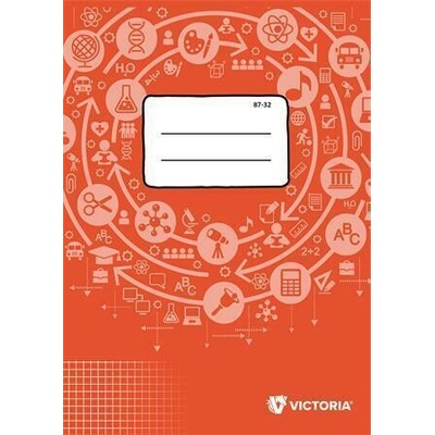 Victoria zošit A4 štvorčekový