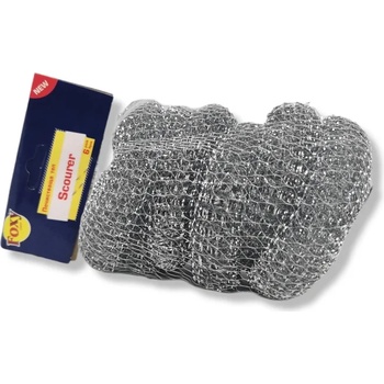 Foxy тел за почистване на съдове, Поцинкована, 6 броя