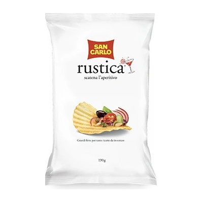 San Carlo zemiakové chipsy rustica 190 g