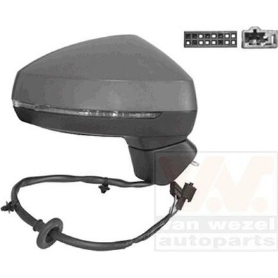 Vonkajšie zrkadlo VAN WEZEL 0335808