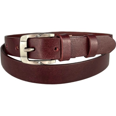 Penny Belts opasek dámský kožený 25-172-95 bordó