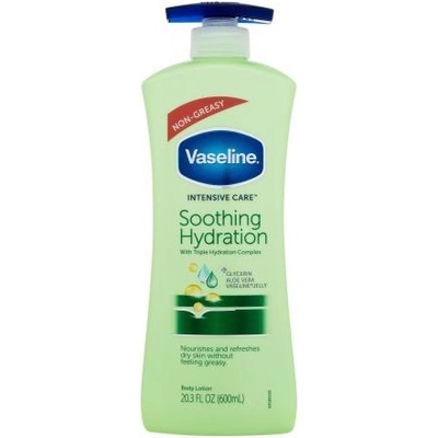 Vaseline Intensive Care upokojujúce telové mlieko s pumpičkou Aloe Fresh 600 ml