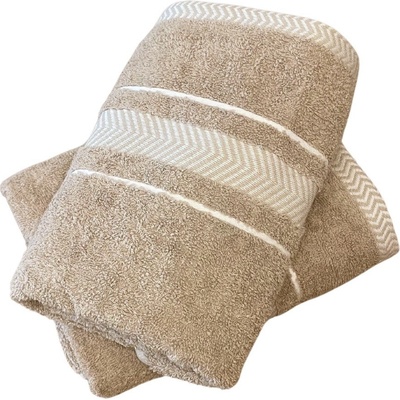 TiaHome uterák deluxe Monako 50x90cm hnedý
