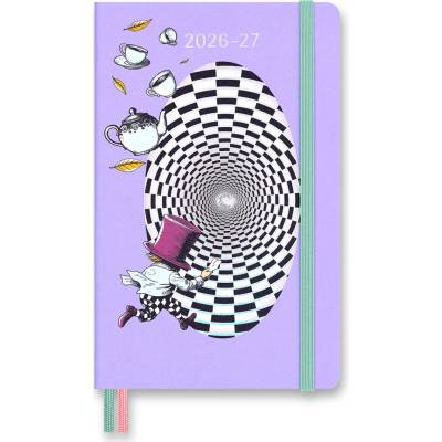 Moleskine Alice in Wonderland A5 týdenní 2026-27 fialový