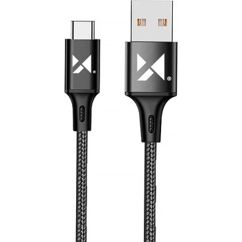 Wozinsky Кабел Wozinsky WUC-C2B, USB към USB-C, 2.4A, 2m, черен (WUC-C2B)