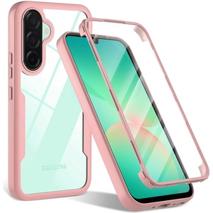 Techsuit Калъф за Samsung Galaxy A26 5G + Протектор - ColorVerse 360 Series - Розов