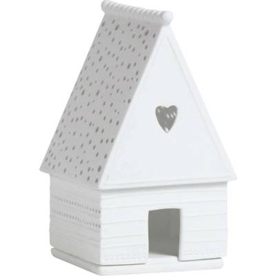 räder Porcelánový svícen Gingerbread House Heart, bílá barva, porcelán