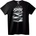 NOONEBRAND SAGA тениска с вълк и планина - 2XL, Black