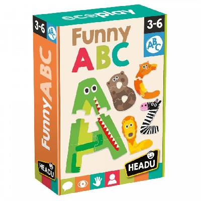 Образователна игра, Headu, Montessori Funny ABC (HEN27972)