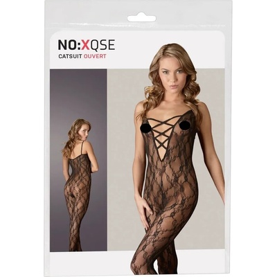 Síťovaný černý catsuit zn. Mandy Mystery