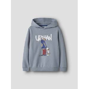 NAME IT Суитшърт nkmnavi ls nreg sweat wh bru box (592245077857)