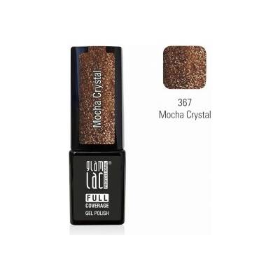 GlamLac Gel lak hnědý 367 Mocha Crystal 6 ml