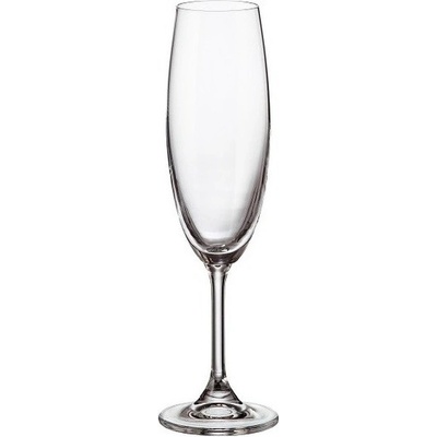 Crystal Bohemia SYLVIA poháre na šampanské 6 x 220 ml