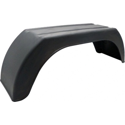 Blatník plast 8''/160 mm DOMAR čierny lomený