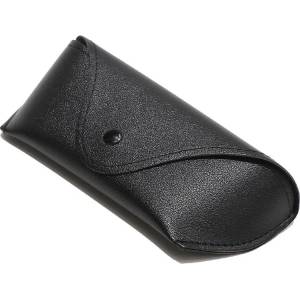Techsuit Кожен калъф за очила - Techsuit Glasses Leather Case ETPU4 (черен) (KF2327656) Слънчеви очила