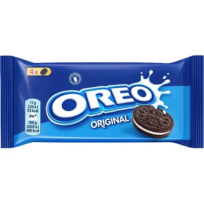 Oreo Original kakaové sušenky s náplní s vanilkovou příchutí 44 g