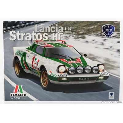 Italeri Lancia Stratos Hf Alitalia N 1 Winner Rally Montecarlo 1977 S.munari S.maiga + Stratos Hf Street Version 1974 1:24 /