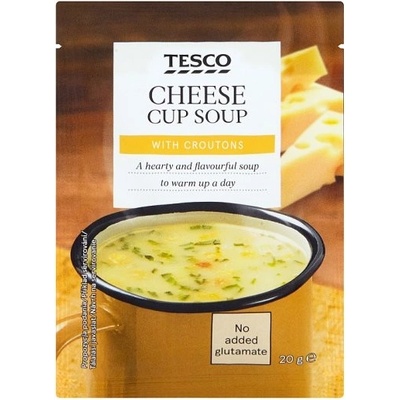 Tesco Instantná krémová syrová polievka s krutónmi 20 g
