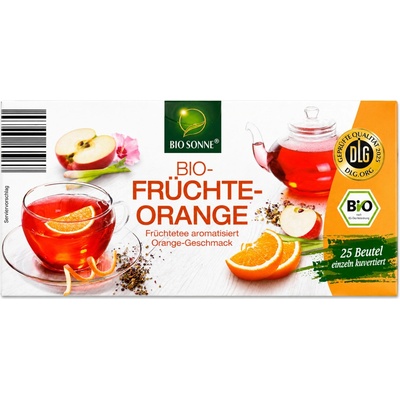Sonne BIO ovocný čaj s pomerančem 25 ks 56,25 g
