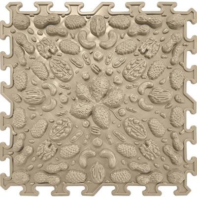 OrtoNature Masážna ortopedická podložka Orechy tvrdá Béžová