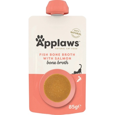 Applaws Cat Rybí vývar s lososem 85 g