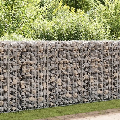 vidaXL Gabionová zeď z pozinkované oceli 630 x 30 x 100 cm