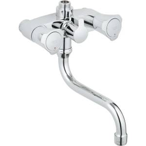 GROHE Costa L - Многофункционален смесител за вана, разстояние между изходите 120 мм, хром 26781001 (26781001)