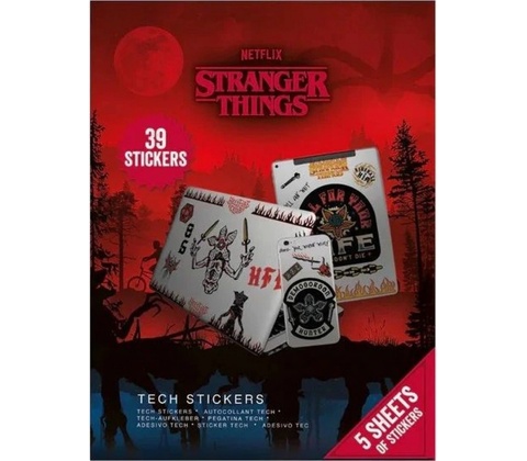 Technické samolepky Stranger Things