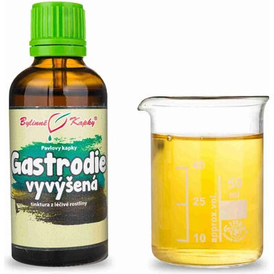 Bylinné kapky Gastrodie vyvýšená TCM Pavlovy tinktura 50 ml