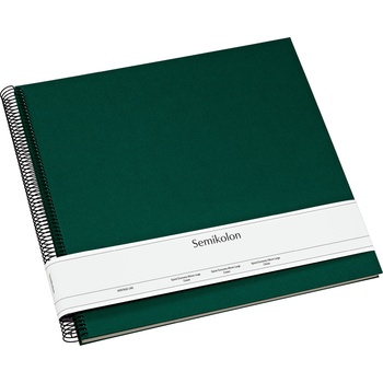 Semikolon Фотоалбум Uni Economy с бели карти голям тъмнозелен (364036)