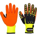 Portwest anti impact grip a721 / Ръкавици със защита от удар - жълти/оранжеви xxxl (a721y1rxxxl)