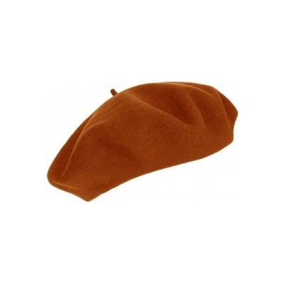 Vlněný baret Daniela Oranžová