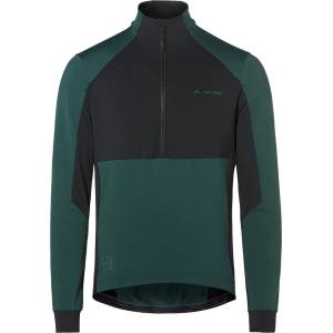 Vaude Мъжка фланелка с дълъг ръкав за колоездене Vaude Kuro Halfzip L/S Tricot Cycling jersey - Deep Pond (056-3816-0213)