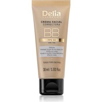 Delia Cosmetics BB tónovací krém na tvár SPF30 Medium 30 ml