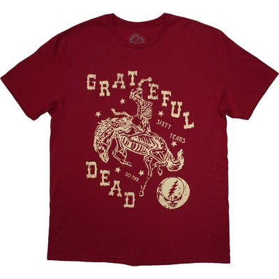 The Grateful Dead Skeleton Horse (Back Print) Red M Риза (<![CDATA[GRATETS60MR02]]>)