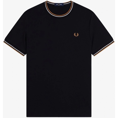 Fred Perry Тениска Fred Perry Twin Tipped T-Shirt - Black P69