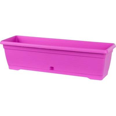 Nohel Garden Truhlík samozavlažovací SIMILCOTTO DEKOR plastový růžový - 50x16,5x18cm