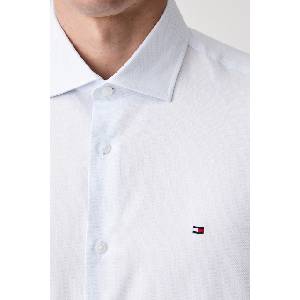 Tommy Hilfiger риза мъжка от памук (MW0MW44738)