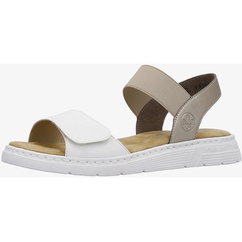 RIEKER Бежово-бели дамски сандали от естествена кожа Rieker Rieker | Byal | ЖЕНИ | 42