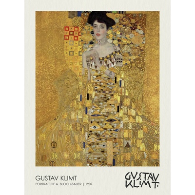 Plagát, Obraz - Portrait of Adele Bloch-Bauer I (1907), Gustav Klimt, 30 × 40 cm