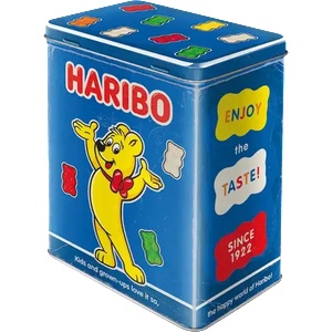 Nostalgic Art Метална L кутия Nostalgic Art HARIBO Наслаждавай се на вкуса