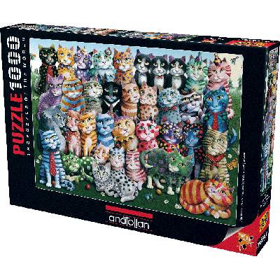 Anatolian Пъзел Anatolian - Обединението на котките, 1000 части (P1030)